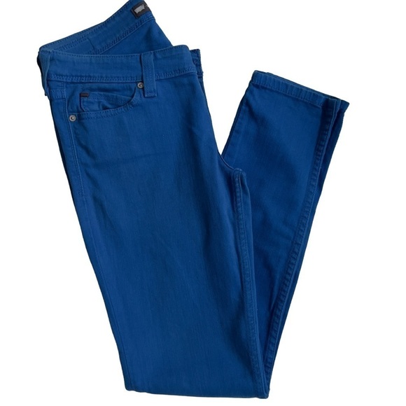 Levi’s Demi Curve Low Rise Skinny Jeans Cobalt Blue size 7/28 - Picture 1 of 11